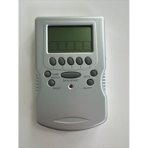 Vintage Casino 7 In 1 Games Hand Held Electronic Game With FM Radio *tested‎